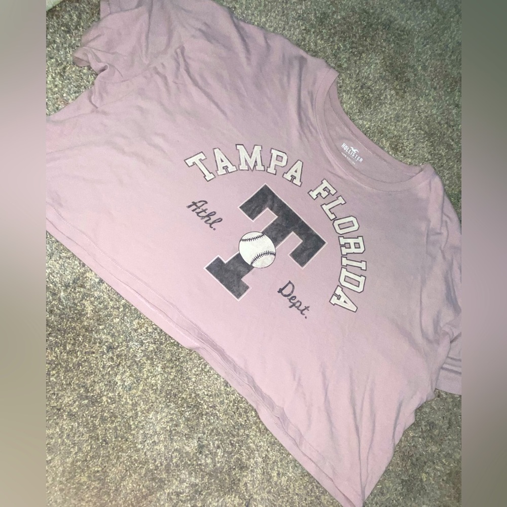 Hollister crop tee